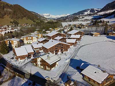 Professional Creation of a mountain : a visualization between a 3D perspective and a real photo for the promotion of a real estate project.