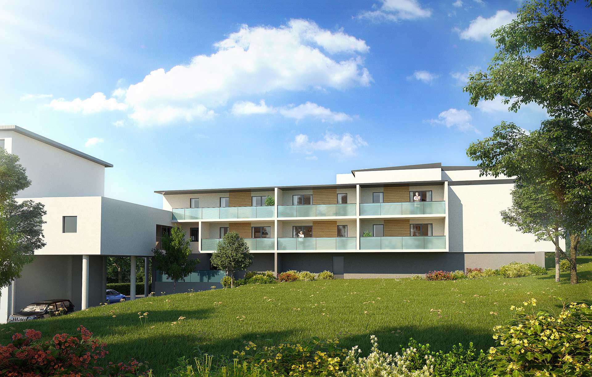 Creation 3D still photo image : 3D building / Valentin Studio creation